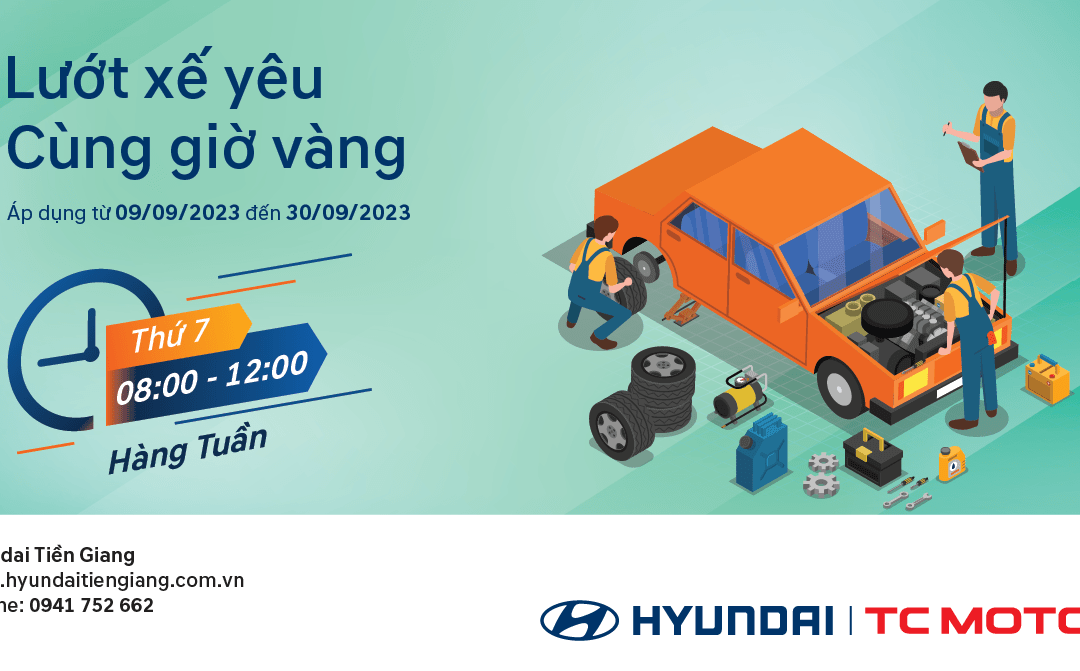 Khuyến mãi Dịch vụ | LƯỚT XẾ YÊU, CÙNG GIỜ VÀNG